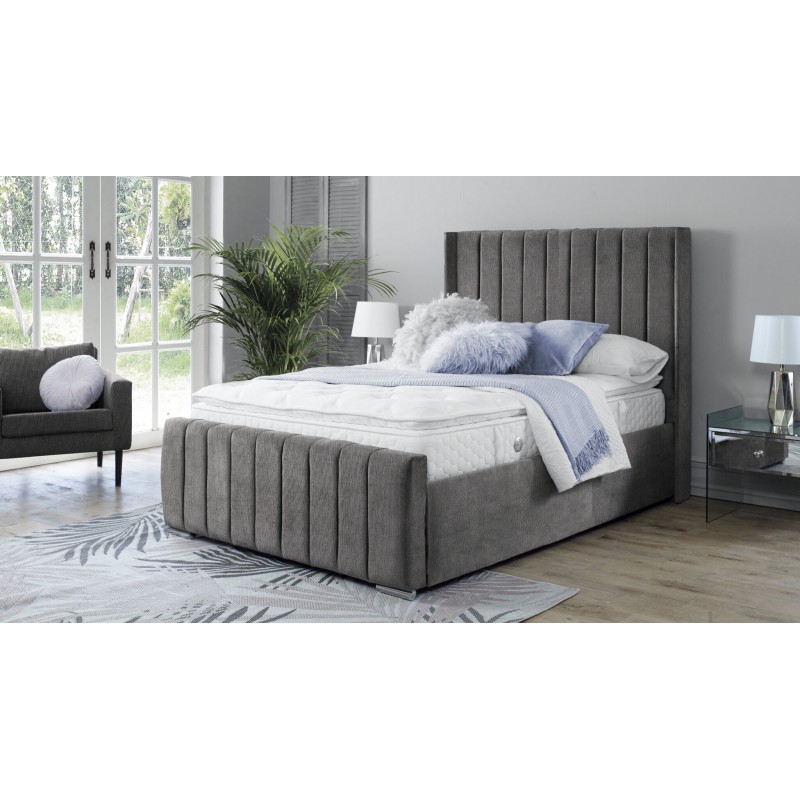 Araz Naples Grey 6ft Ottoman Bed